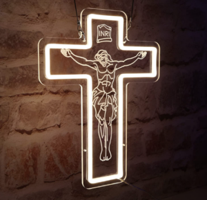 Jesus Cross Neon Sign Birthday Gift For Friend