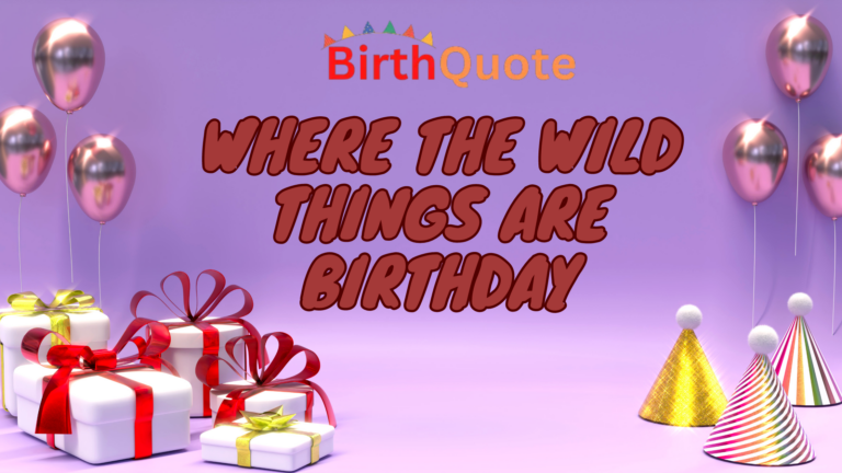 Where the Wild Things Are Birthday