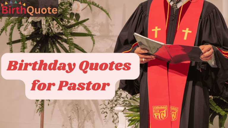 Birthday Quotes for Pastor