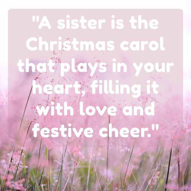 The Magic of Christmas Quotes for Sisters